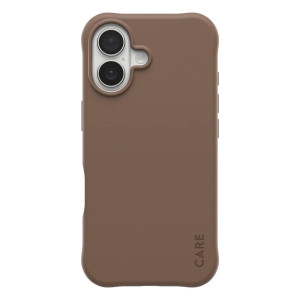 CARE by PanzerGlass Fashionable Case Samba met MagSafe voor de Apple iPhone 17 - Espresso Brown