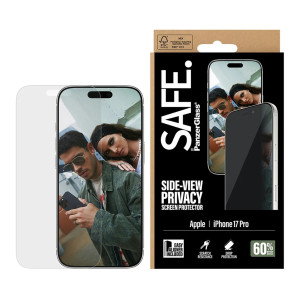 SAFE by PanzerGlass Privacy Screenprotector Ultra Wide Fit met applicator voor de Apple iPhone 17 Pro