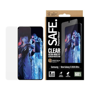 SAFE by PanzerGlass Ultra-Wide Fit Screenprotector incl. applicator voor de Samsung Galaxy S26 Ultra