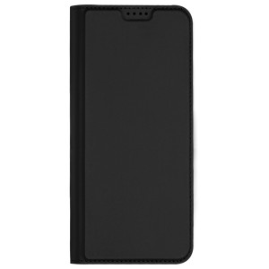 Dux Ducis Slim Softcase Bookcase voor de Oppo Reno 12 Pro - Zwart