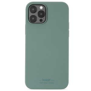 Holdit Silicone Case voor de Apple iPhone 12 (Pro) - Moss Green