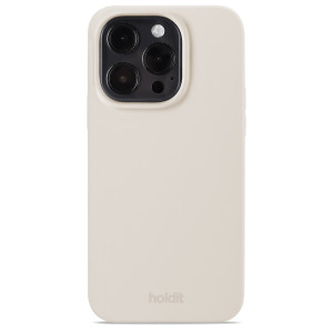 Holdit Silicone Case voor de Apple iPhone 14 Pro - Light Beige