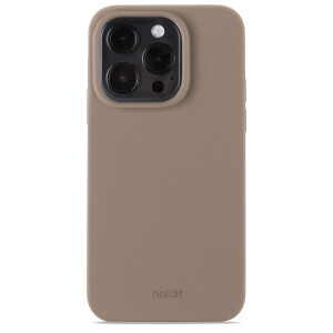 Holdit Silicone Case voor de Apple iPhone 15 Pro - Mocha Brown