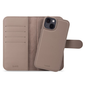 Holdit Wallet Case Magnet Plus voor de Apple iPhone 15 - Mocha Brown