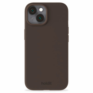 Holdit Silicone Case voor de Apple iPhone 14 / 13 - Chocolate