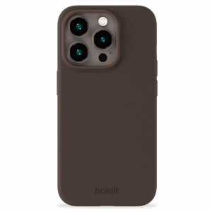 Holdit Silicone Case voor de Apple iPhone 15 Pro - Chocolate