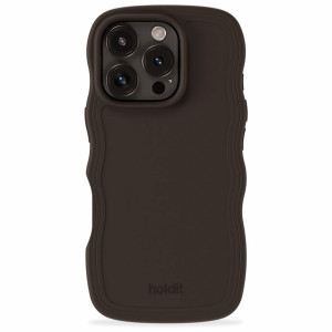 Holdit Wavy Case voor de Apple iPhone 16 Pro Max - Chocolate