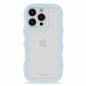 Holdit Wavy Case voor de Apple iPhone 16 Pro Max - Mineral Blue