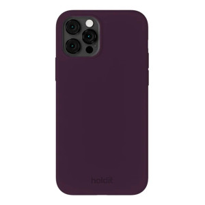 Holdit Silicone Case voor de iPhone 12 / 12 Pro - Deep Plum