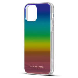iDeal of Sweden Mirror Case voor de Apple iPhone 12 (Pro) - Rainbow