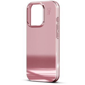 iDeal of Sweden Mirror Case voor de Apple iPhone 16 Pro Max - Mirror Rose Pink