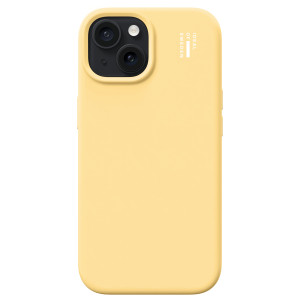 iDeal of Sweden Silicone Case met MagSafe voor de Apple iPhone 17e / 16e / 15 / 14 / 13 - Soft Lemon