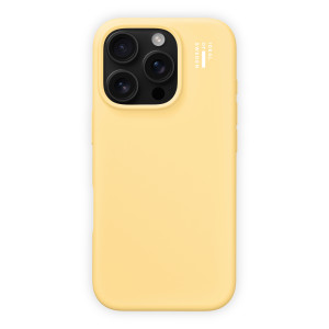 iDeal of Sweden Silicone Case met MagSafe voor de Apple iPhone 16 Pro - Soft Lemon