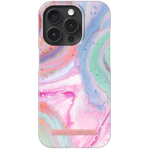 iDeal of Sweden Fashion Backcover voor de Apple iPhone 15 Pro - Pastel Marble