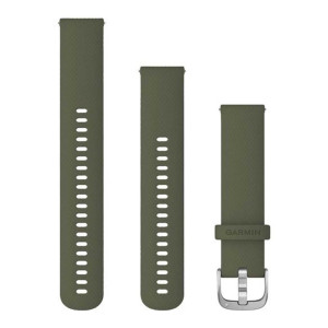 Siliconen bandje - Garmin 20 mm aansluiting - Moss Green