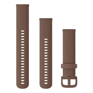 Siliconen bandje - Garmin 20 mm aansluiting - Cocoa