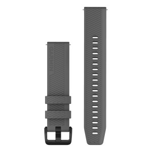 Siliconen bandje - Garmin 20 mm aansluiting - Slate Gray