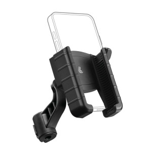 Lampa Smart Grip Telefoonhouder Scooter - 360° draaibaar - Spiegel en windscherm bevestiging - Zwart