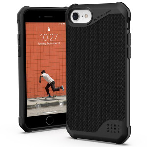 UAG Metropolis LT Backcover voor de Apple iPhone SE (2022 / 2020) / 8 / 7 / 6(s) - Zwart