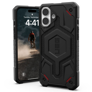 UAG Monarch Pro Backcover voor de Apple iPhone 16 Plus - Kevlar Black