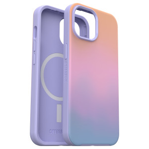 OtterBox Symmetry Clear Backcover MagSafe voor de Apple iPhone 17e / 16e / 15 / 14 / 13 - Paars