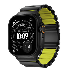 Nomad Stratos Band voor de Apple Watch   44/45/46/49 mm - Volt / Black Titanium