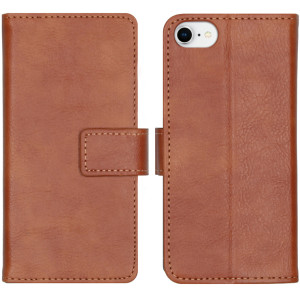 imoshion Luxe Bookcase voor de Apple iPhone SE (2022 / 2020) / 8 / 7 / 6(s) - Bruin