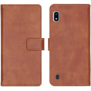 imoshion Luxe Bookcase voor de Samsung Galaxy A10 - Bruin