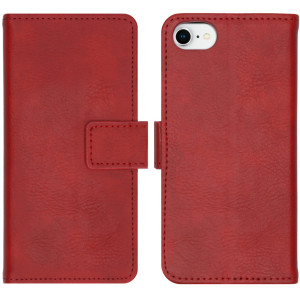 imoshion Luxe Bookcase voor de Apple iPhone SE (2022 / 2020) / 8 / 7 / 6(s) - Rood