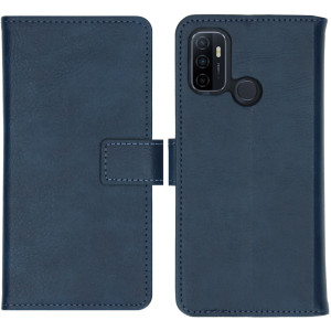 imoshion Luxe Bookcase voor de Oppo A53 / Oppo A53s - Donkerblauw