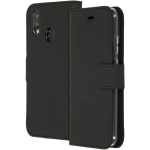 Accezz Wallet Softcase Bookcase voor de Huawei P20 Lite - Zwart