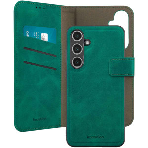 imoshion Uitneembare 2-in-1 Luxe Bookcase voor de Samsung Galaxy S24 FE - Donkergroen