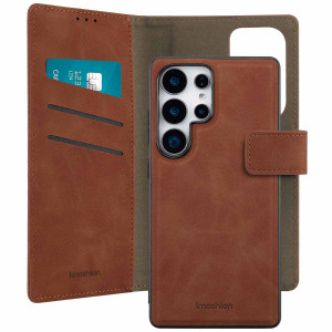 imoshion Uitneembare 2-in-1 Luxe Bookcase voor de Samsung Galaxy S25 Ultra - Bruin