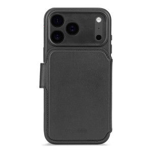 Decoded 2 in 1 Leather Detachable Wallet MagSafe voor de Apple iPhone 17 Pro Max - Zwart