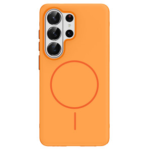 imoshion Color Backcover met Thin MagSafe Ring voor de Samsung Galaxy S26 Ultra - Oranje