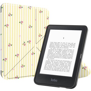 imoshion Design Vouwbare Bookcase voor de Kobo Clara Colour / BW - Garden Stripes