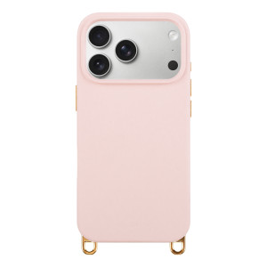 Selencia Rivièra MagSafe Backcover met afneembare haakjes voor de Apple iPhone 17 Pro - Sorbet Pink