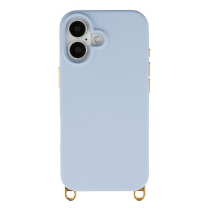 Selencia Rivièra MagSafe Backcover met afneembare haakjes voor de Apple iPhone 17 - Powder Blue