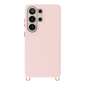 Selencia Rivièra MagSafe Backcover met afneembare haakjes voor de Samsung Galaxy S26 Ultra - Sorbet Pink