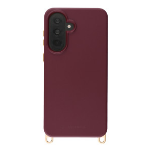 Selencia Rivièra MagSafe Backcover met afneembare haakjes voor de Samsung Galaxy A37 (5G) - Bold Burgundy