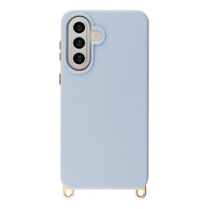 Selencia Rivièra MagSafe Backcover met afneembare haakjes voor de Samsung Galaxy A57 (5G) - Powder Blue