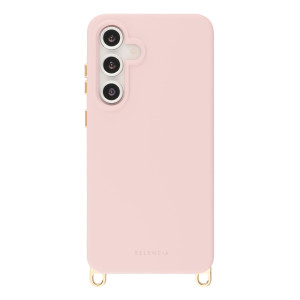 Selencia Rivièra MagSafe Backcover met afneembare haakjes voor de Samsung Galaxy S24 FE - Sorbet Pink