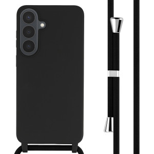 imoshion Siliconen hoesje met koord voor de Samsung Galaxy S26 FE - Zwart