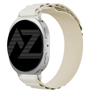 Accezz Nylon Alpine bandje voor de Samsung Galaxy Watch 9 (40/44mm) / Watch 8 (40/44mm) / Classic (46mm) - Sterrenlicht