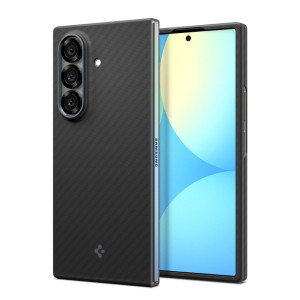 Spigen AirSkin Backcover voor de Samsung Galaxy Z Fold 7 - Aramid Black