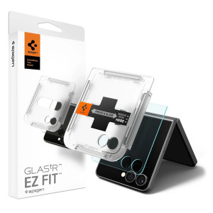 Spigen EZ Fit Glas.tR met Applicator - 1 pack voor de Samsung Galaxy Z Flip 7