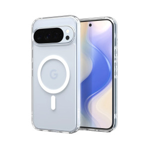 Spigen Ultra Hybrid Backcover MagSafe voor de Google Pixel 10 Pro XL - Clear / White