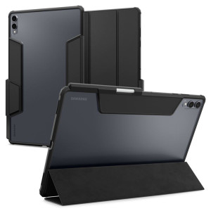 Spigen Ultra Hybrid Pro Bookcase voor de Samsung Galaxy Tab S11 Ultra - Zwart