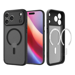 Spigen Ultra Hybrid Backcover MagSafe voor de Apple iPhone 17 Pro Max - Frost Black