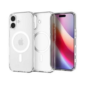 Spigen Ultra Hybrid Backcover MagSafe voor de Apple iPhone 17 - Frost White